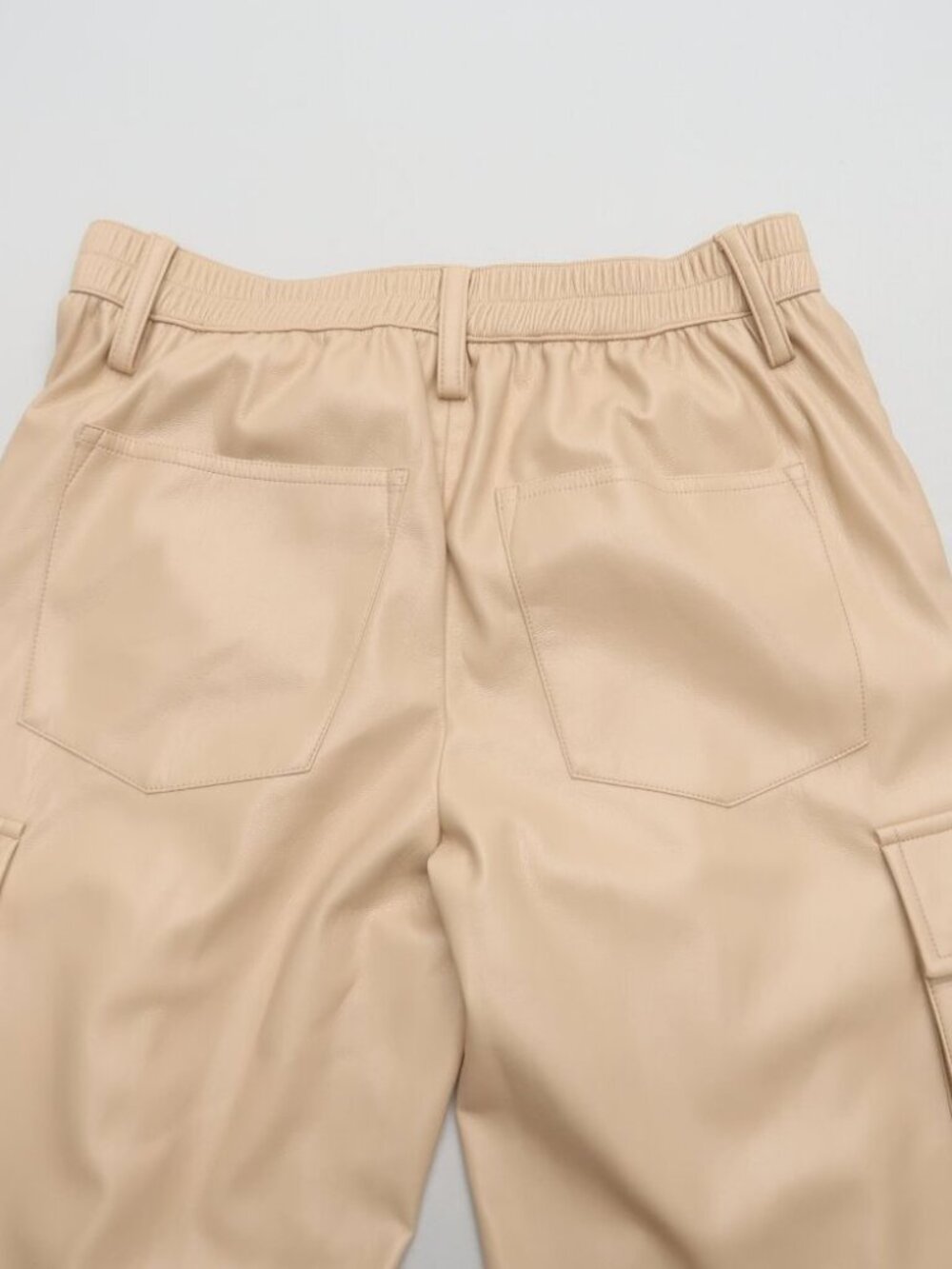 Alice + Olivia Luis Vegan Leather Cargo Pants - Picture 12 of 14